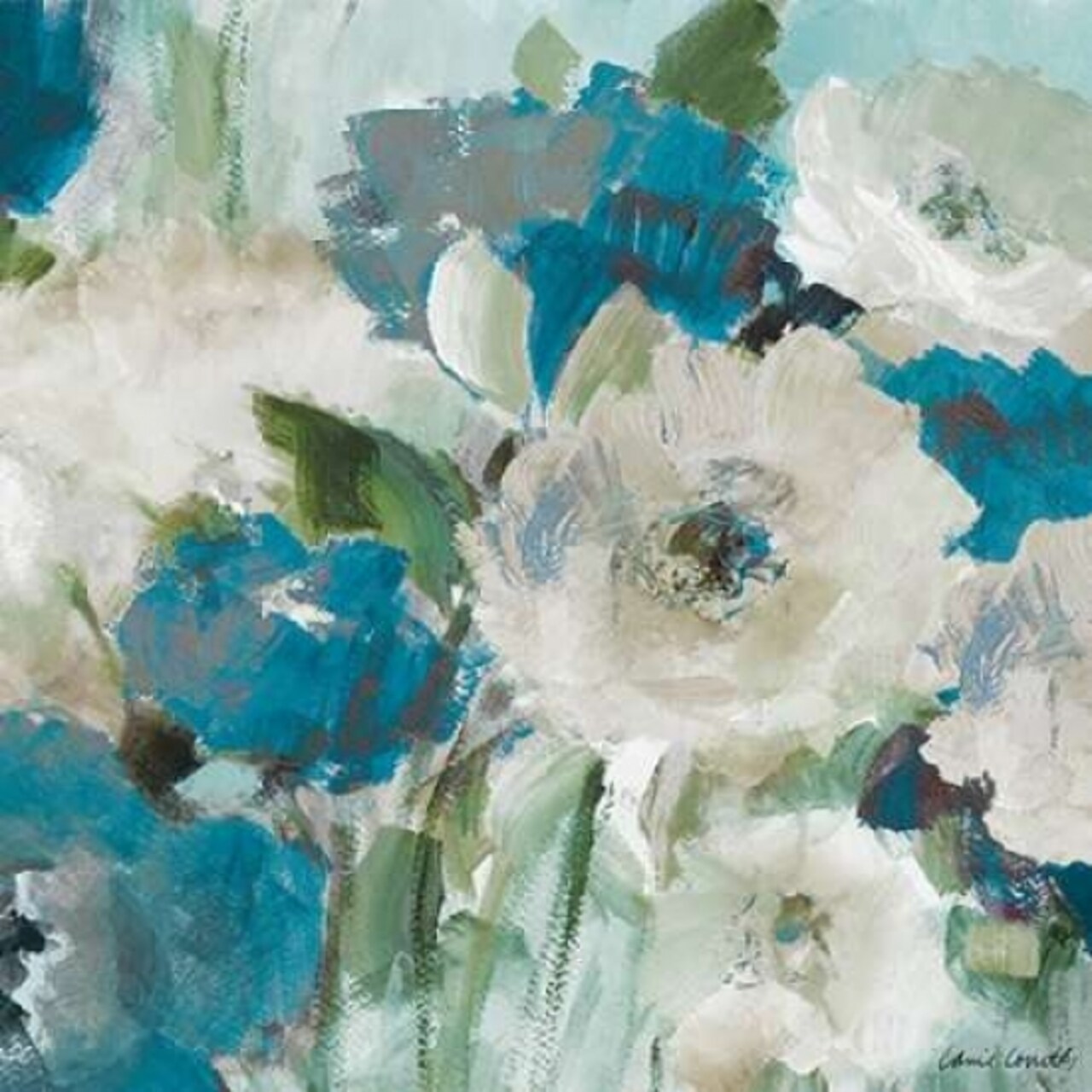 Indigo Power Square III Poster Print by Lanie Loreth - Item # VARPDX9403R